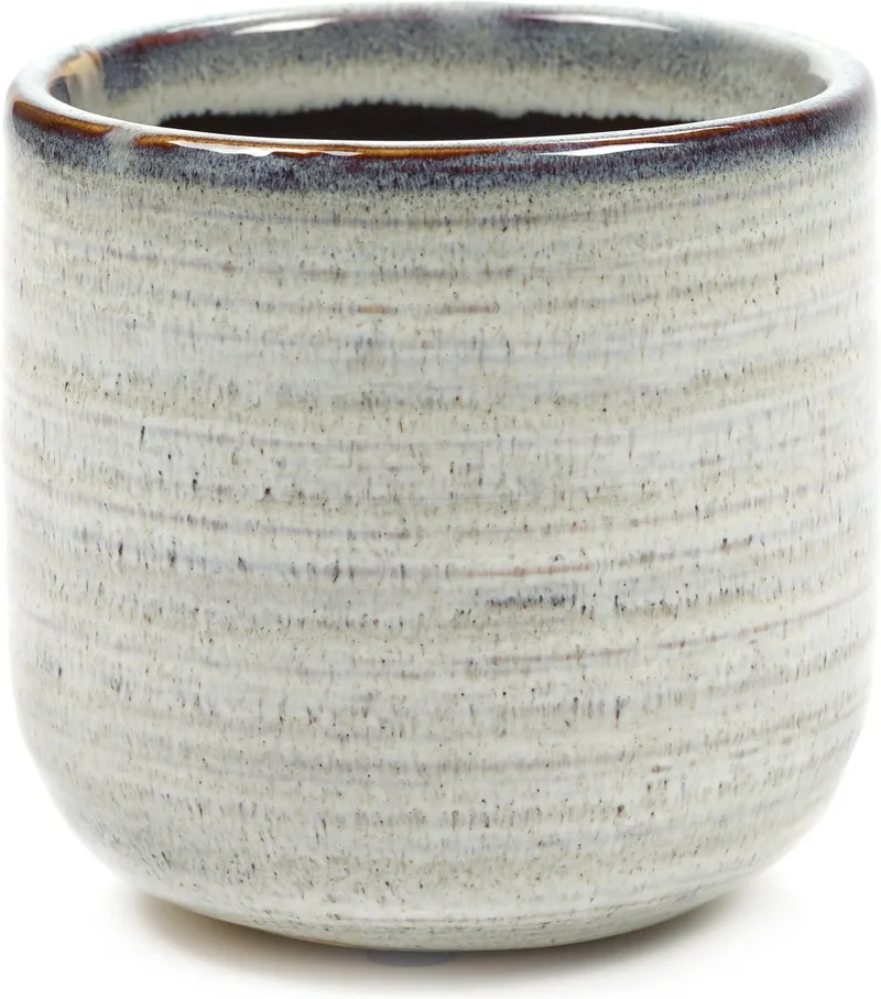 Bloempot Sierpot D 9.5 cm H 9 cm Voordeelaanbod Per 2 stuks by Serax in Wit – product photo