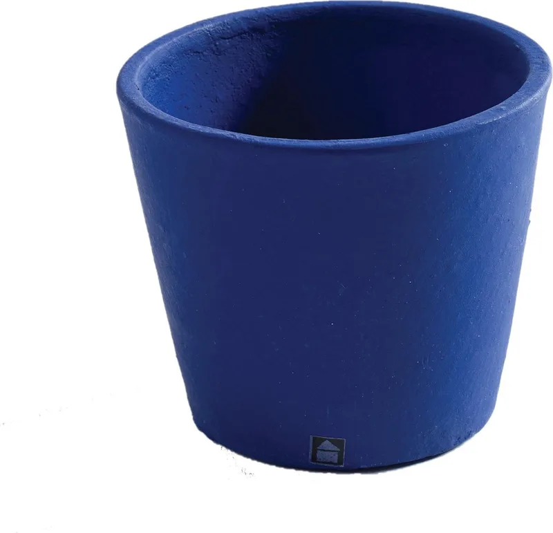 Bloempot Sierpot Grijs D 13 cm H 11 cm Voordeelaanbod per 2 stuks van Serax in Navy Blue – productfoto