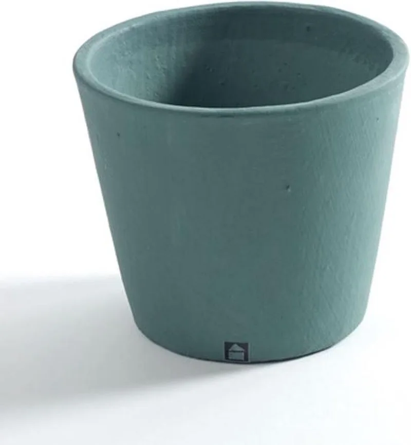 Bloempot Sierpot Jungle D 13 H 11 cm Voordeelaanbod per 2 Stuks van Serax in Groen – productfoto