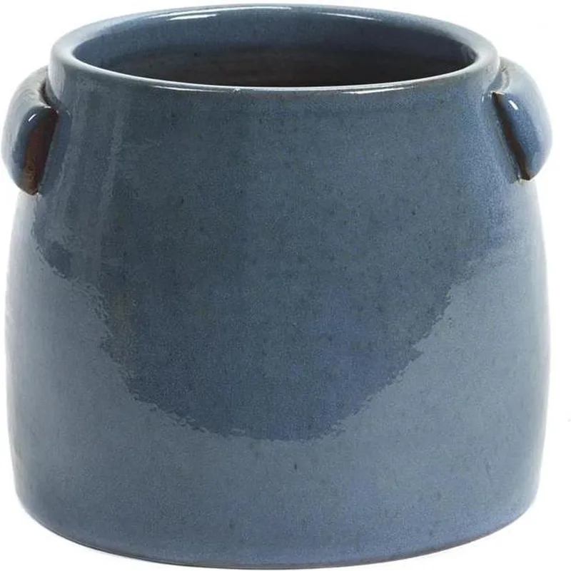 Bloempot Tabor D 22 cm H 19 cm Opening 18 cm by Serax in Blauw – product photo