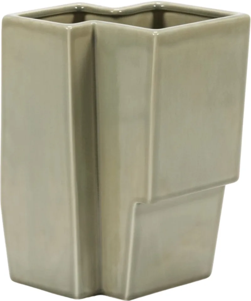 Bob Verhelst Bebop vaas °5 27.5x19cm H31.5cm lichtgroen van Serax in Groen – productfoto