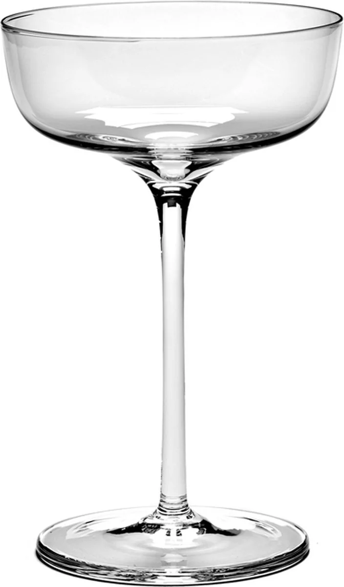 by Vincent van Duijsen- Passe-partout-Champagnecoupe - 4 stuks van Serax in Transparant – productfoto