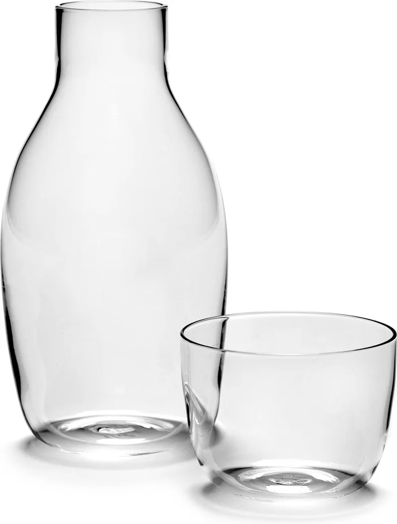 by Vincent van Duysen - Karaf 75cl + Glas 20c van Serax in Clear – productfoto