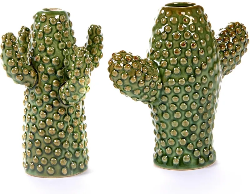 Cactus Vaas Serax mini - Set van 2 van Serax in Groen – productfoto