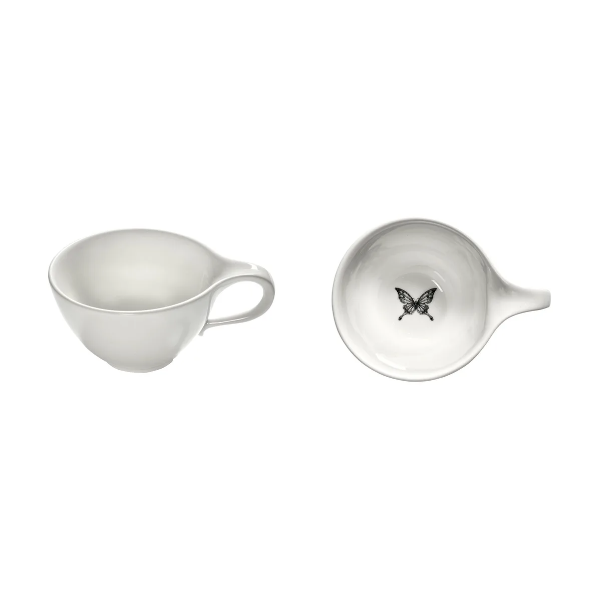 Cappuccino-Tasse Unity - Weiß - Porzellan - Designer Tomorrowland de Serax – photo du produit