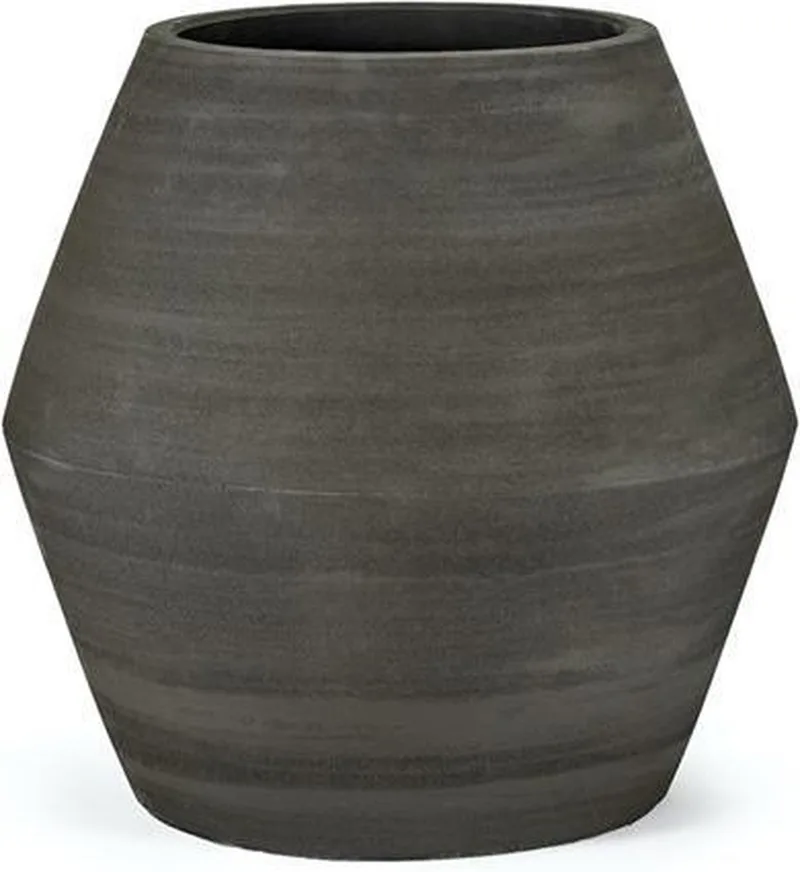Construct Planter 01 S bloempot D52cm H47.5cm by Serax in Zwart – product photo