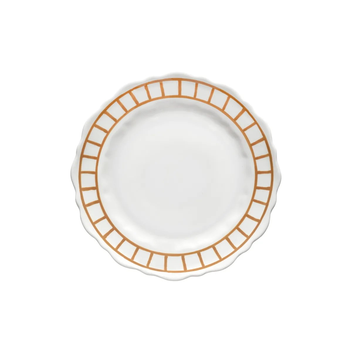 Dessertteller Charly - Gelb - emaillierter Sandstein - Designer Marie Michielssen fra Serax – produktbillede