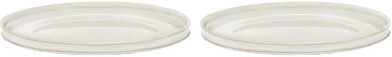 Dune By Kelly Wearstler Dinerbord Ø28 Set Van 2 Alabaster von Serax in Weiß – Produktfoto