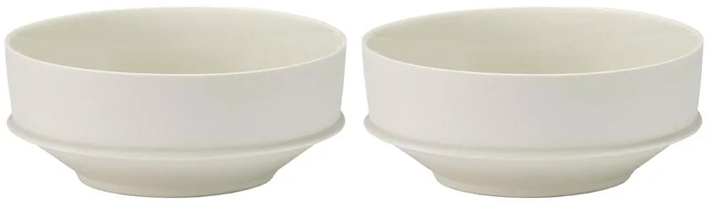 Dune By Kelly Wearstler Kom Ø14,5 Set Van 2 Alabaster by Serax in Wit – product photo