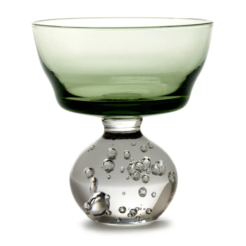 Eternal snow stem Glas M Ø 9,2 cm Green von Serax – Produktfoto