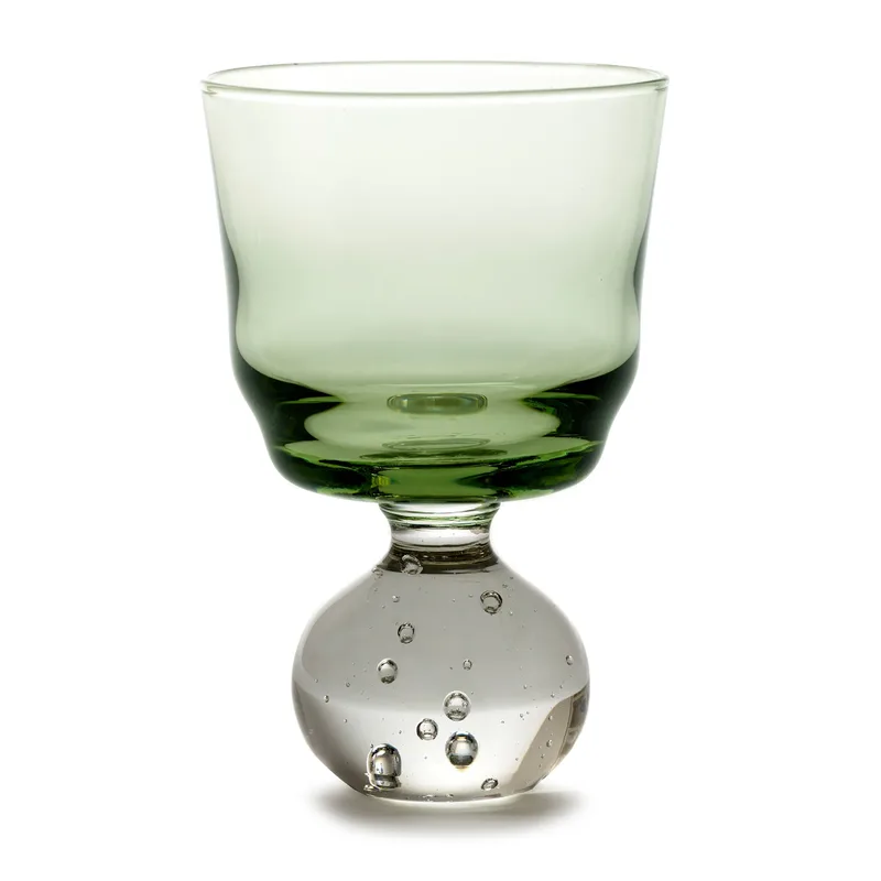 Eternal snow stem Glas S Ø 6,3 cm Green von Serax – Produktfoto