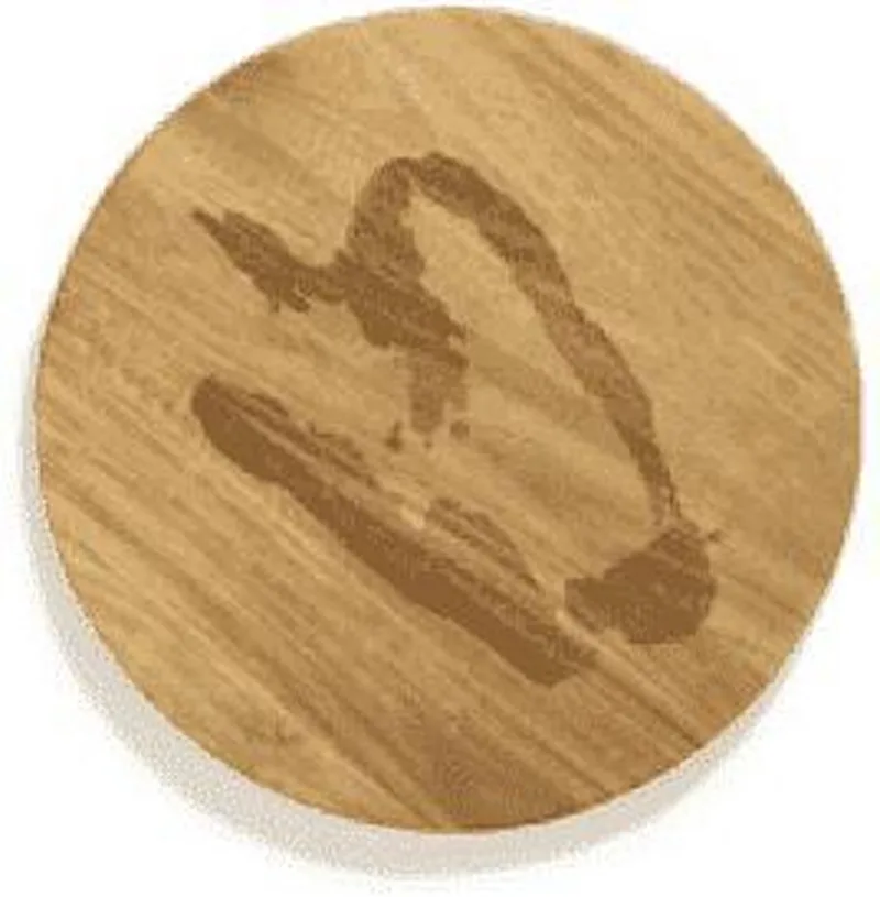 Feast by Ottolenghi - Dienblad / serveer plank S 35x35cm Paprika by Serax in Geel – product photo