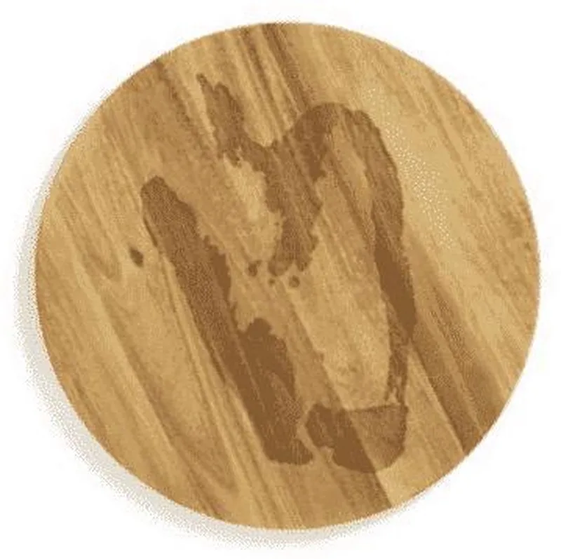 Feast by Ottolenghi - Dienblad / serveerplank hout L 45x45cm Paprika van Serax in Geel – productfoto