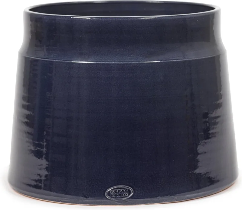 Glazed shades - Bloempot L - 36 Ø by Serax in Blauw – product photo