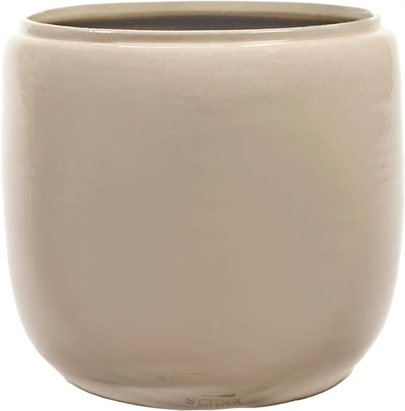 Glazed shades - Bloempot L - Roze - 25 Ø van Serax in Beige – productfoto
