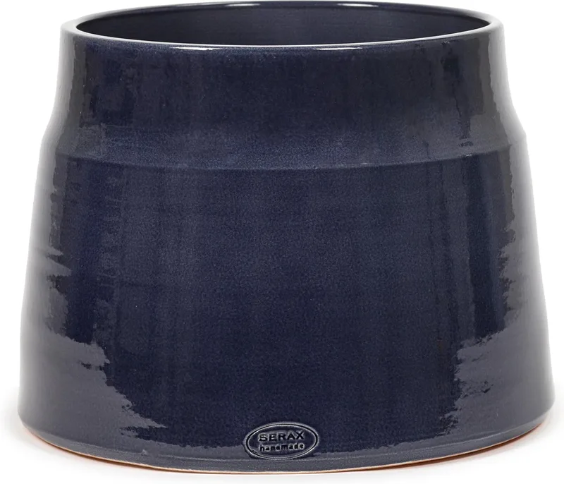 Glazed shades - Bloempot M - 30 Ø van Serax in Blauw – productfoto