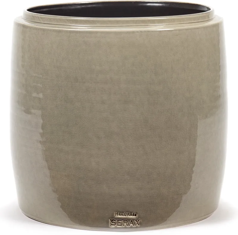 Glazed shades - Bloempot S - 30 Ø by Serax in Grijs – product photo