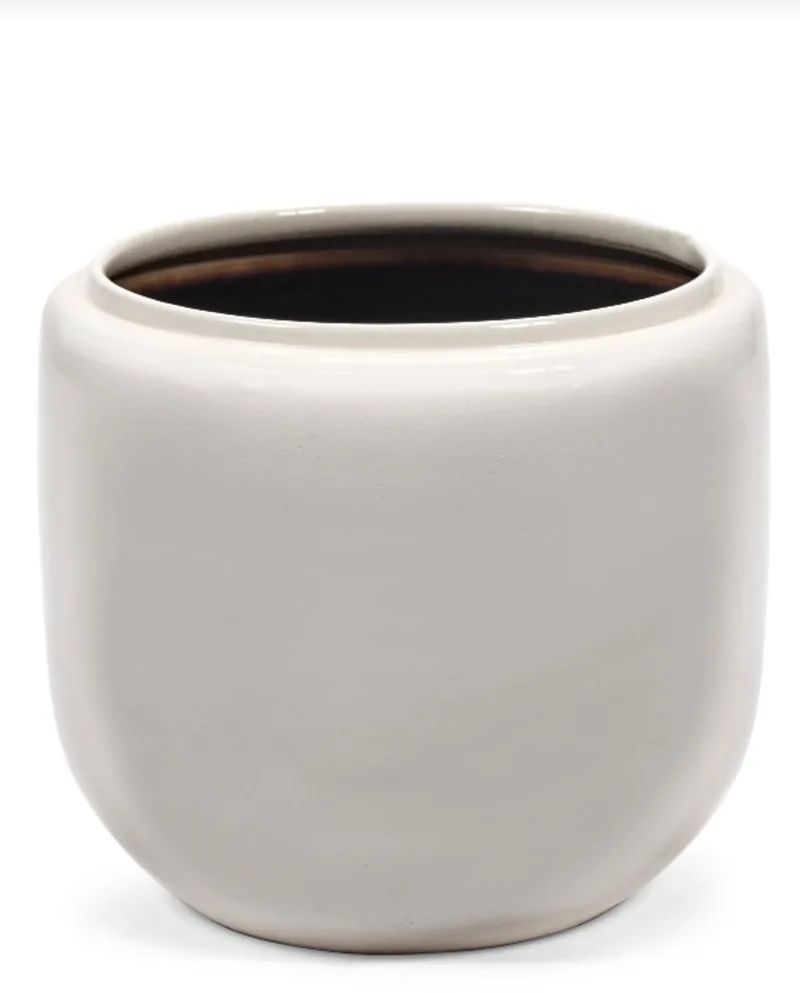 Glazed shades - Bloempot XL - 37 Ø by Serax in Wit – product photo