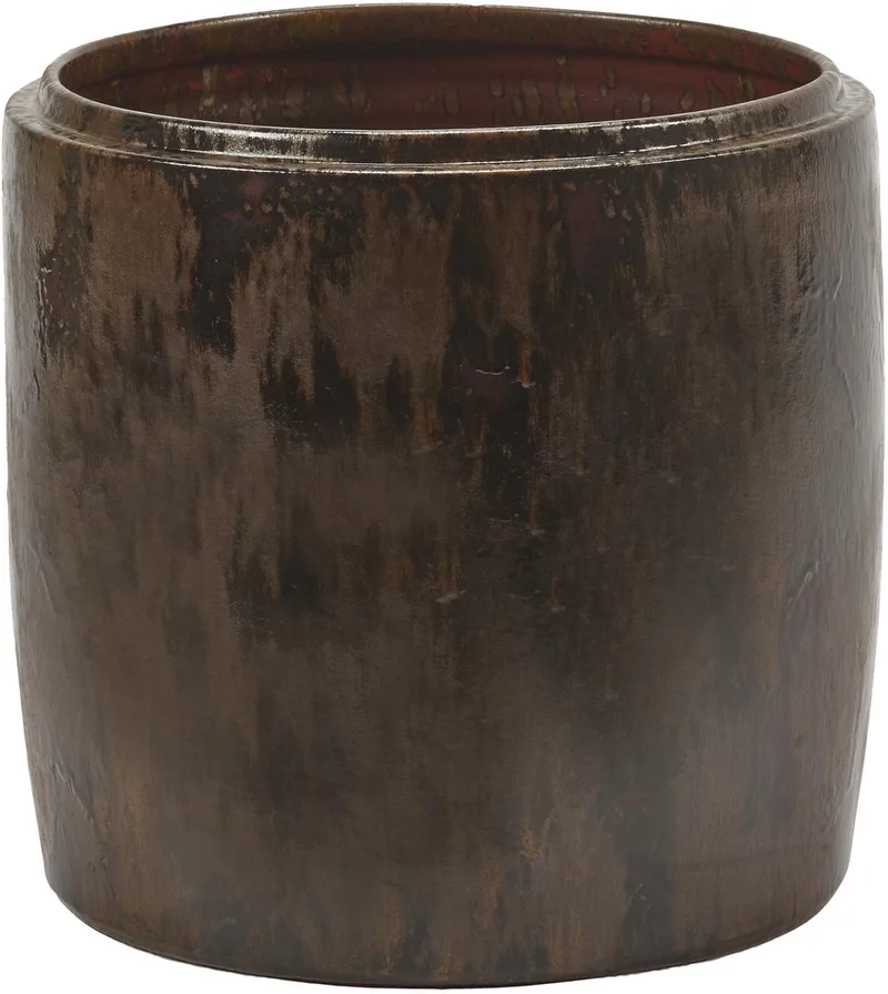 Glazed Shades By Mystique Bloempot Ø38 Dark de Serax en Donkerbruin – photo du produit