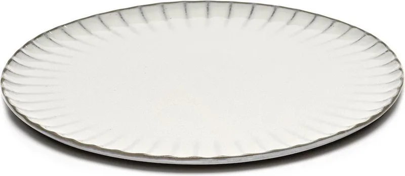 Inku By Sergio Herman Dinerbord Ø27 Set Van 1 White de Serax en Blanc – photo du produit