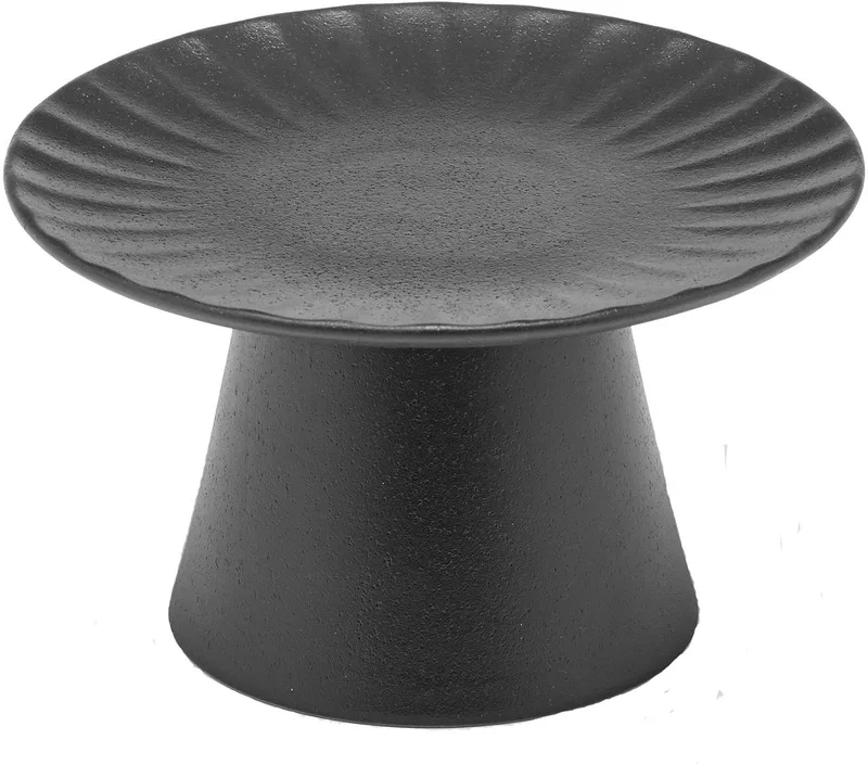 Inku By Sergio Herman Taartplateau Small Ø15 by Serax in Black – product photo