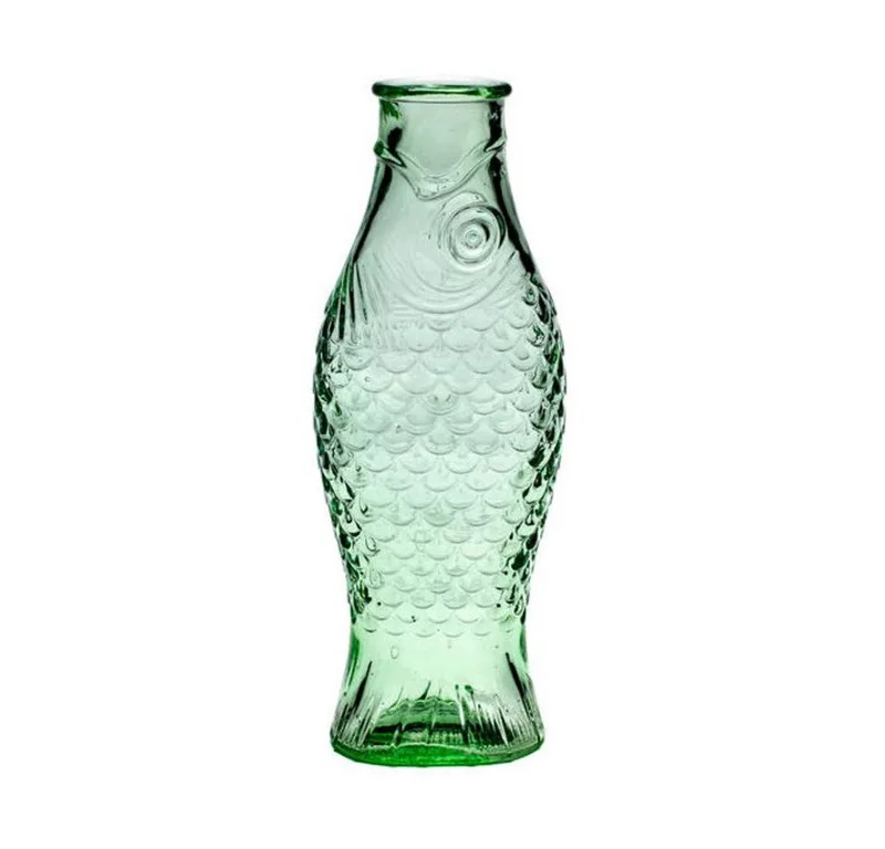Karaffe Flasche 0,85 l Fish & Fish grün, (1-tlg), Flasche, 0,85 l, Glas, grün by Serax in Grün – product photo