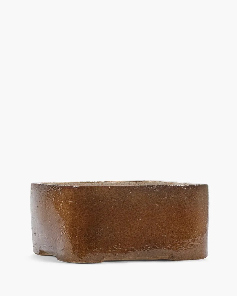 Kelly Wearstler Bloempot-Plantenbak Planter Low 04 Book 41cm x 20.5cm x 20.5cm by Serax in Amber – product photo