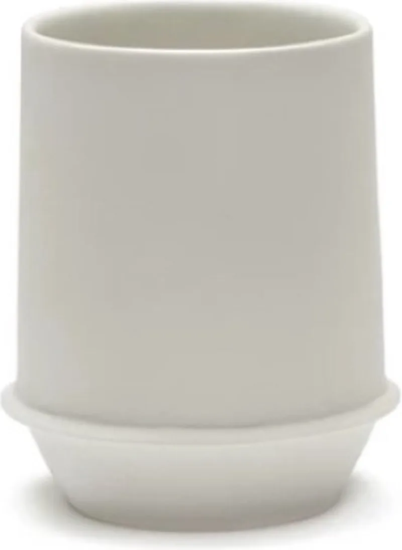 Kelly Wearstler Dune beker D9cm H11.5cm by Serax in Alabaster – product photo