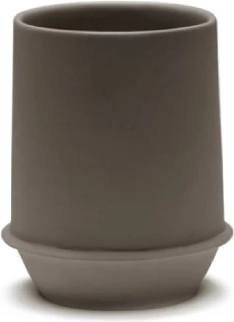 Kelly Wearstler Dune beker D9cm H11.5cm fra Serax i Slate – produktbillede