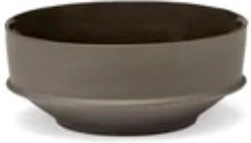 Kelly Wearstler Dune bowl D14.5cm H6cm by Serax in Slate – product photo