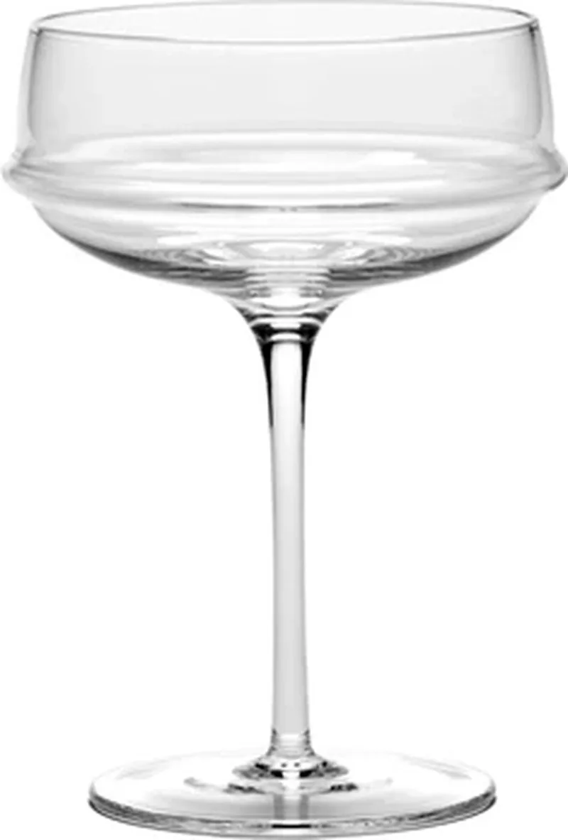 Kelly Wearstler Dune champagnecoupe by Serax in Transparant – product photo