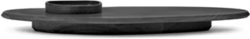 Kelly Wearstler Dune dienblad met bowl 60.5x34.5cm H8cm ash de Serax en Zwart – photo du produit