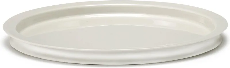Kelly Wearstler Dune plat ontbijt bord D17.5cm alabaster (set van 2) de Serax en Blanc – photo du produit