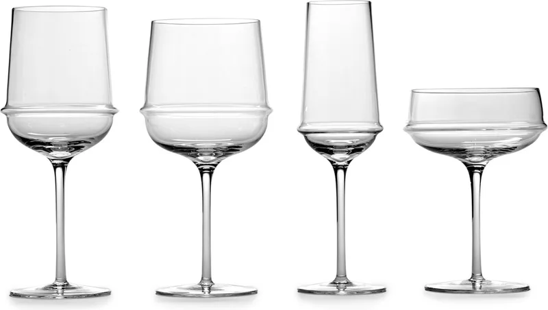 Kelly Wearstler Dune rodewijnglas 55cl (set van 4) från Serax i Transparent – produktbild