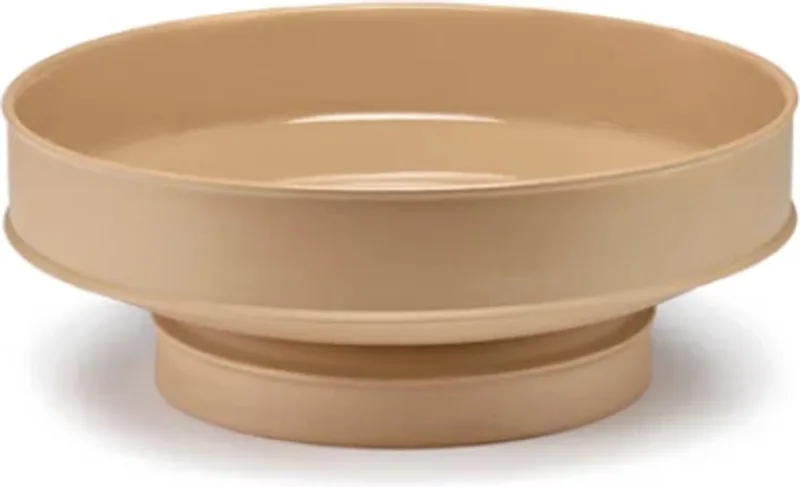 Kelly Wearstler Dune schaal op voet D41cm H14.5cm by Serax in Clay – product photo