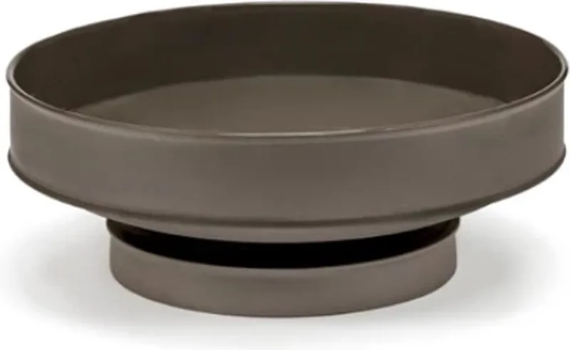 Kelly Wearstler Dune schaal op voet D41cm H14.5cm by Serax in Slate – product photo