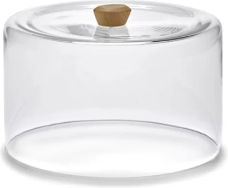 Kelly Wearstler Dune stolp D30.5cm H17cm glas knop ash lichtbruin by Serax in Transparent – product photo