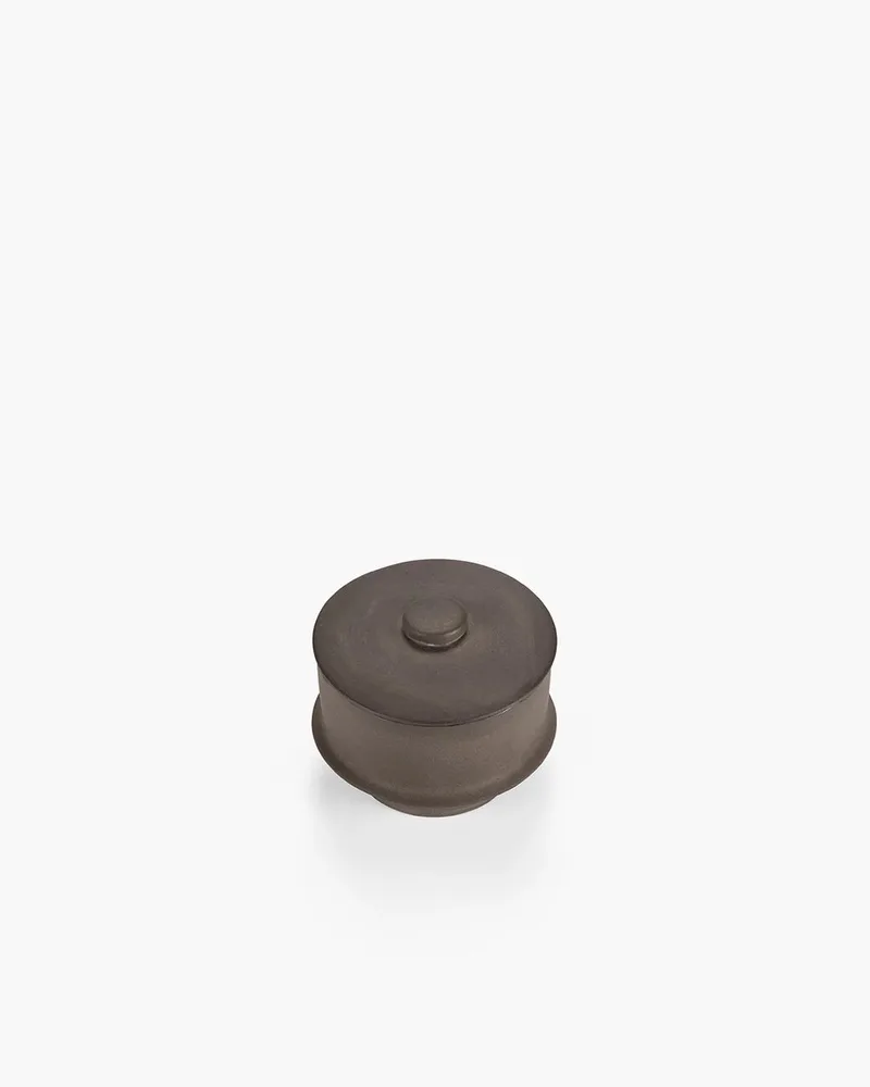 Kelly Wearstler Dune suikerpot D9.3cm H7.5cm Slate från Serax i Donkerbruin – produktbild