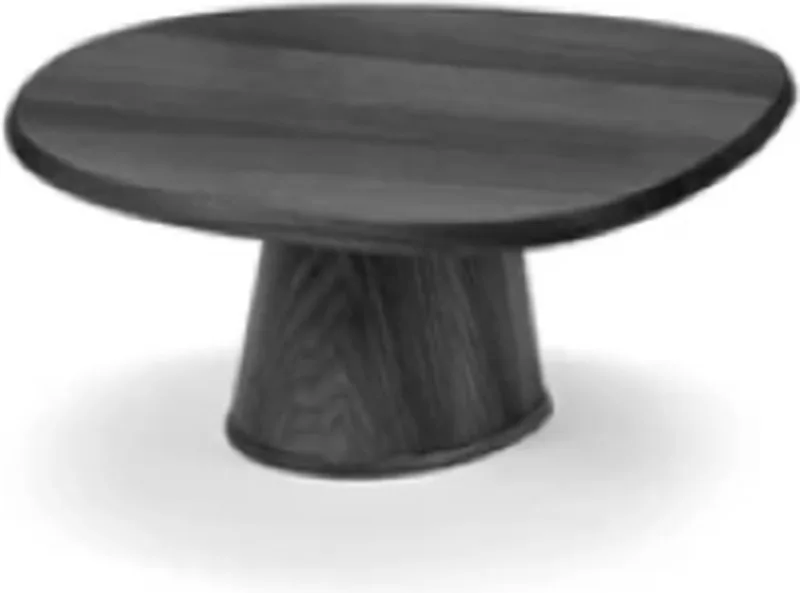 Kelly Wearstler Dune taartschotel D29/23.5cm H11.5cm ash by Serax in Black – product photo