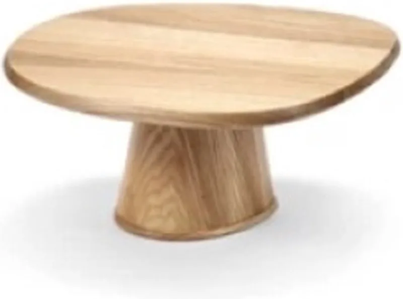 Kelly Wearstler Dune taartschotel nr. 3 D29/23.5cm H11.5cm ash by Serax in Lichtbruin – product photo