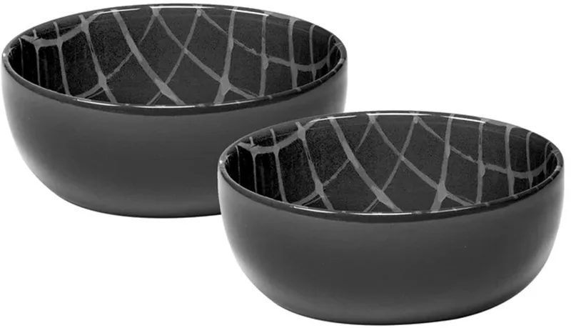 Kelly Wearstler - Zuma Kom Ø 12,5 cm - 2 st. - Pacific by Serax in Zwart – product photo