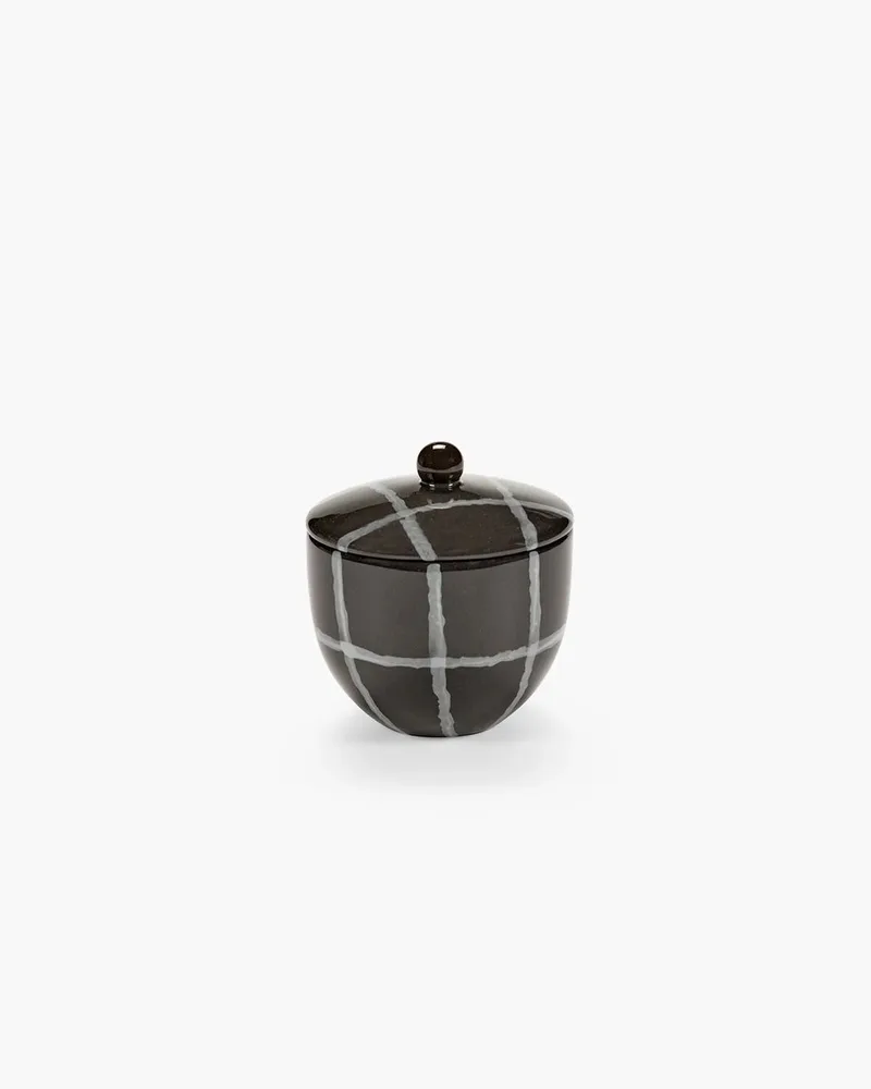 Kelly Wearstler Zuma Suikerpot Pacific Diameter 8.5cm H9.2cm by Serax in Black – product photo