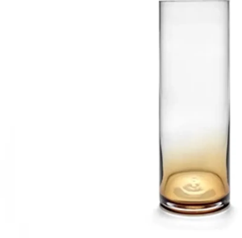 Kelly Wearstler Zuma vaas S D5.3cm H16cm amber by Serax in Transparent, Brown – product photo