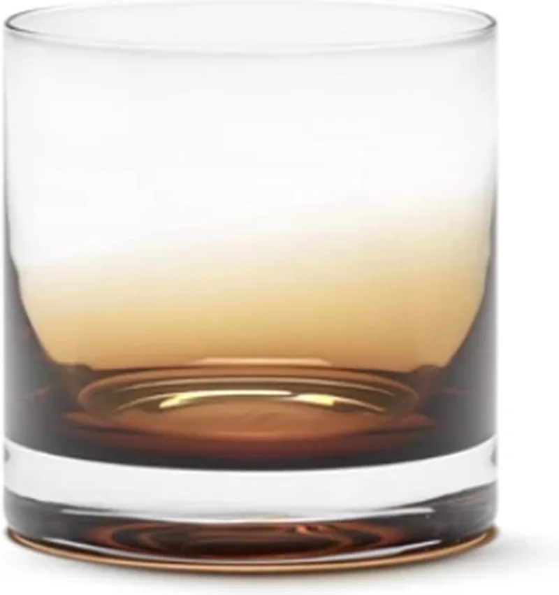 Kelly Wearstler Zuma whiskyglas 8cm H8.5cm by Serax in Amber – product photo