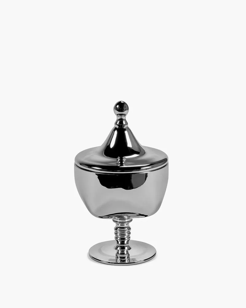 Kris Van Assche Candle Geurkaars Josephine D12.2cm H20.45cm by Serax in Zilver – product photo