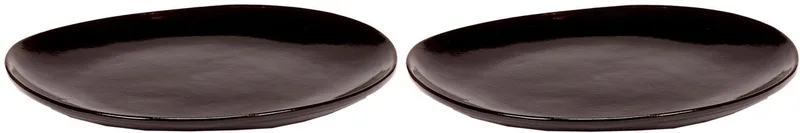 La Mère By Marie Michielssen Ontbijtbord Ø20 Set Van 2 Dark Brown van Serax in Donkerbruin – productfoto