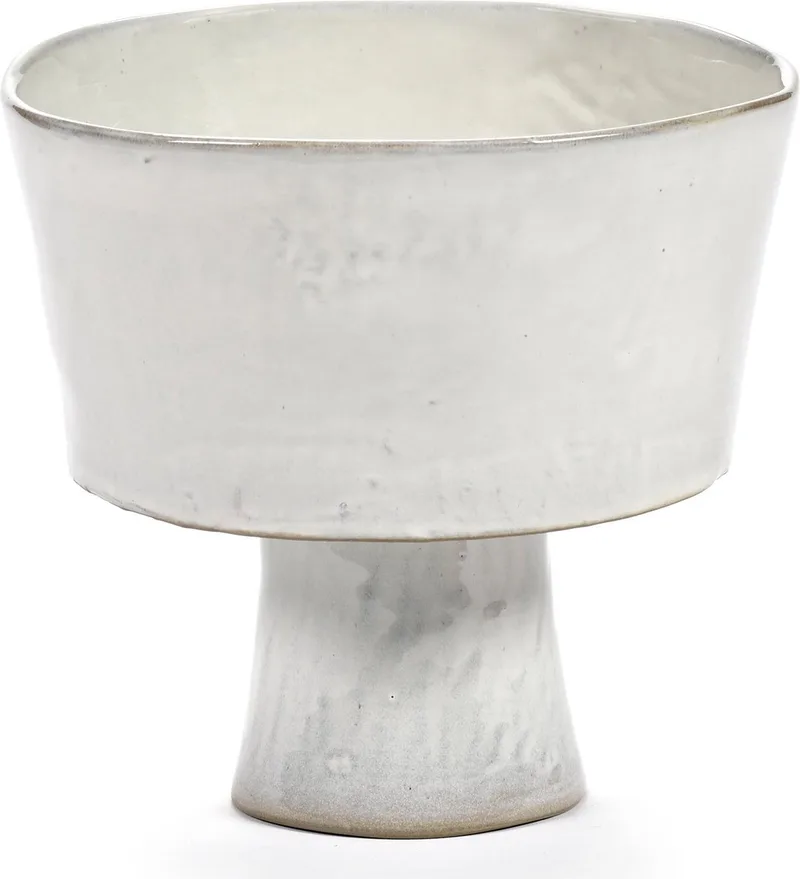 La Mère By Marie Michielssen Serveerschaal Ø18cm Hoogte 16.5cm Off-white fra Serax i Wit – produktbillede