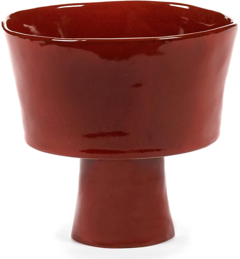La Mère By Marie Michielssen Serveerschaal Ø30,5 Venetian Red fra Serax i Donkerrood – produktbillede