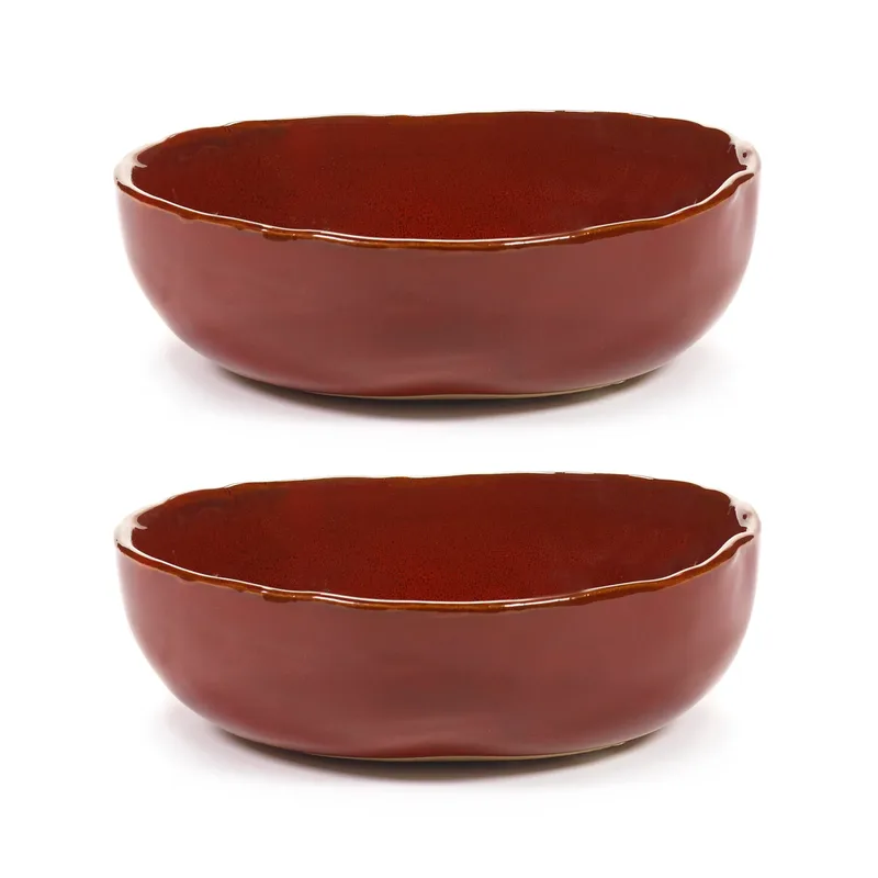 La Mère Schale S Ø11,5 cm 2er-Pack Venetian red von Serax – Produktfoto