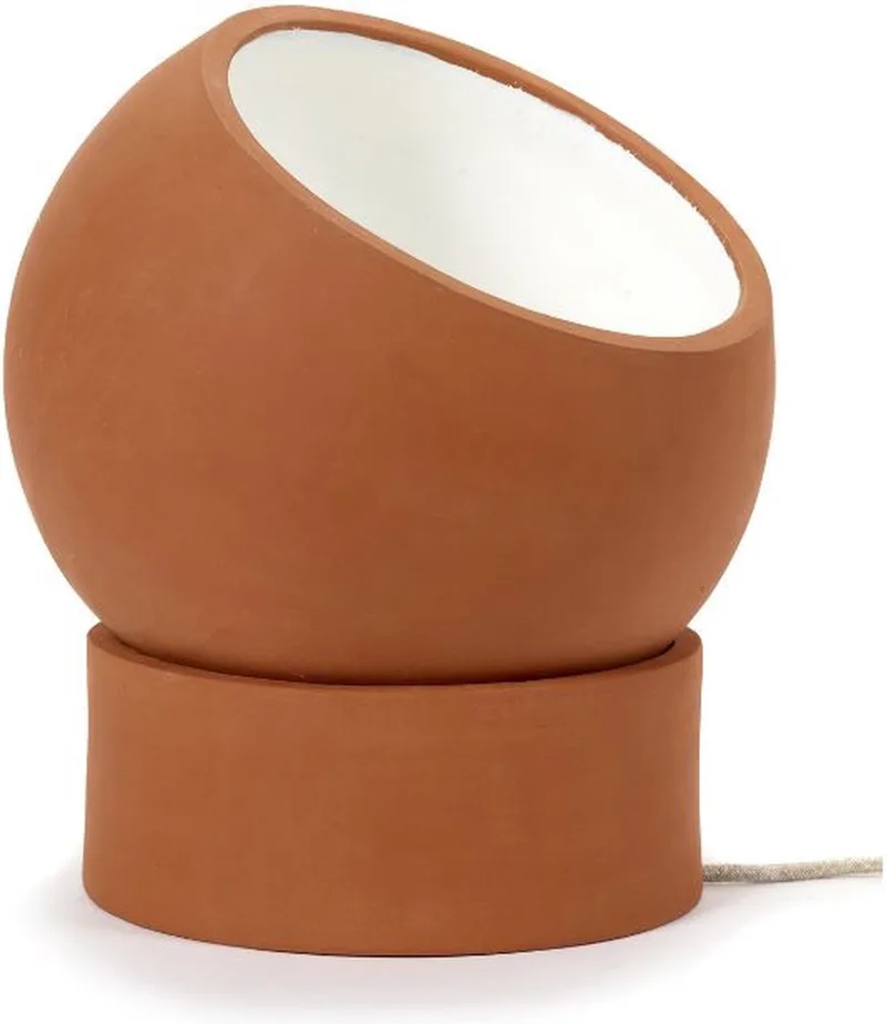 Lauren Van Driessche Terra light - Staande - Terracotta/Bruin - 31 Ø - H 36,00cm - 8,00kg by Serax in Oranje – product photo